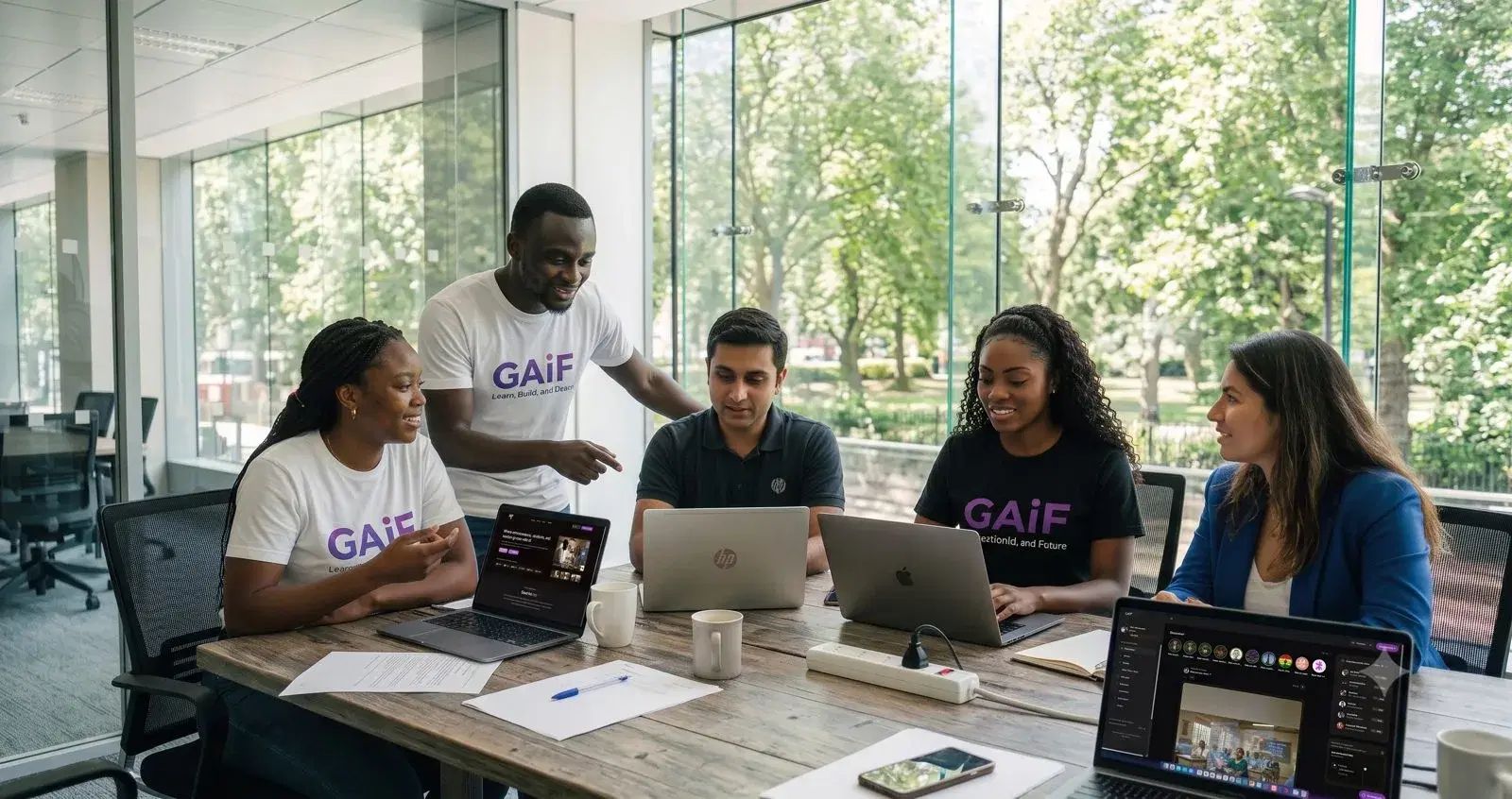 GAiF members building together